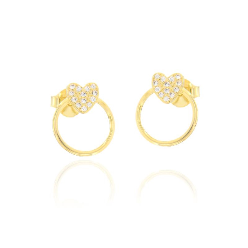 ORECCHINO ARGENTO ZIRCONE 3PZ