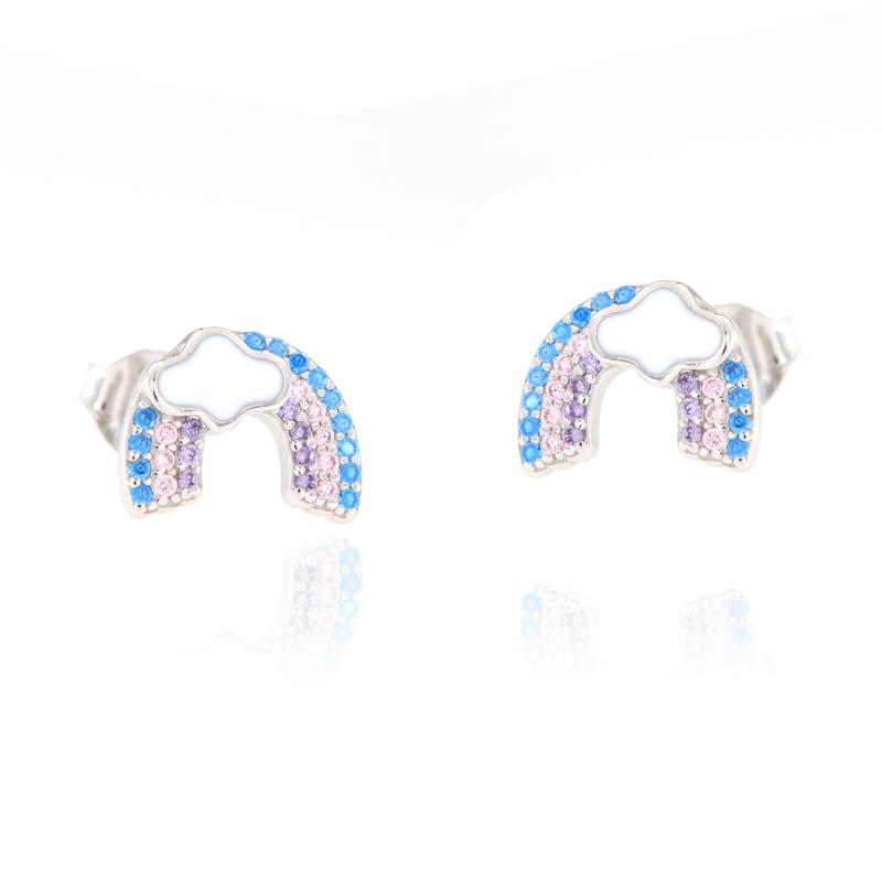 ORECCHINO ARGENTO ZIRCONE 3PZ