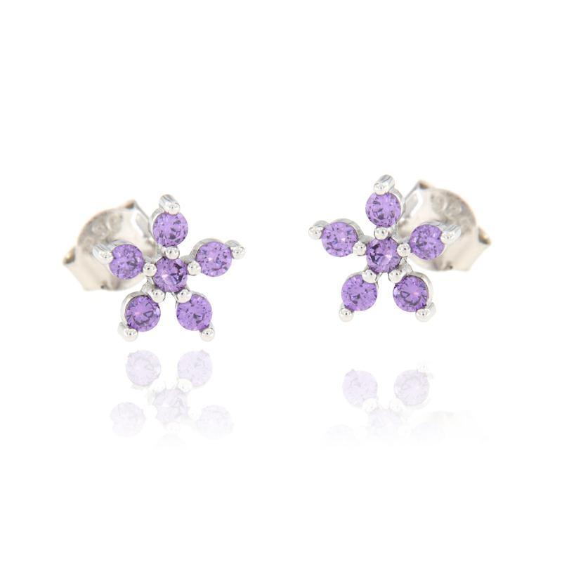 ORECCHINO ARGENTO ZIRCONE 3PZ