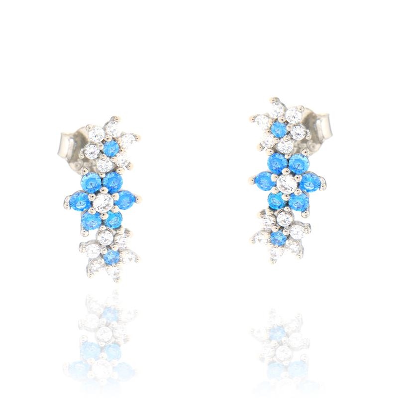 ORECCHINO ARGENTO ZIRCONE 3PZ