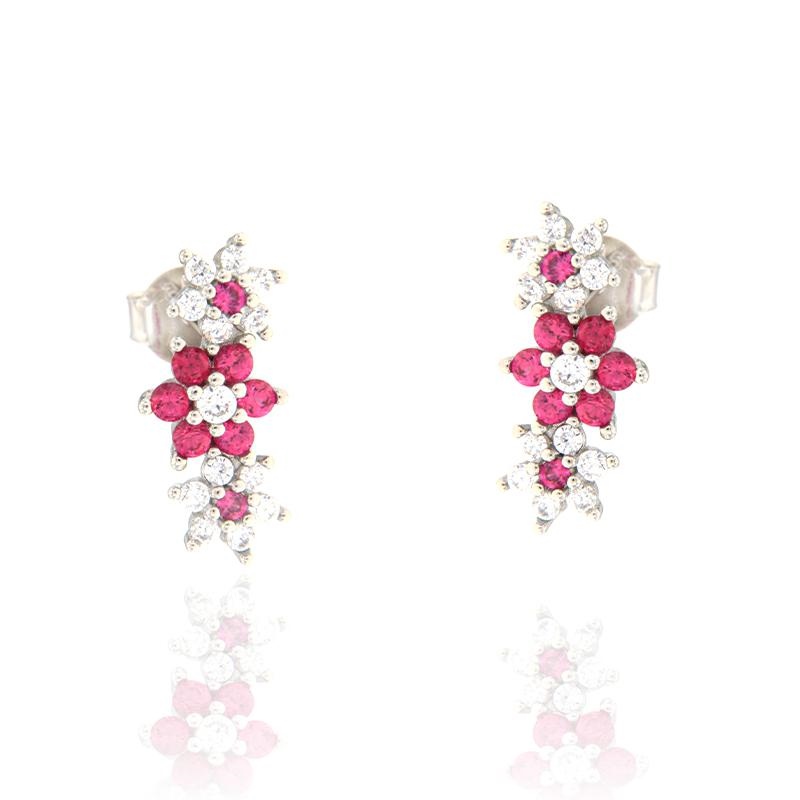 ORECCHINO ARGENTO ZIRCONE 3PZ
