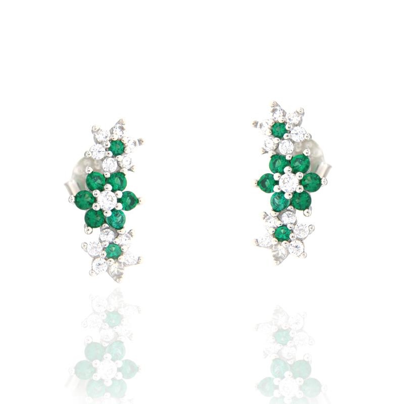 ORECCHINO ARGENTO ZIRCONE 3PZ