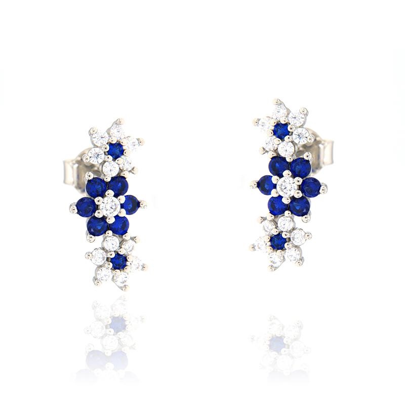 ORECCHINO ARGENTO ZIRCONE 3PZ