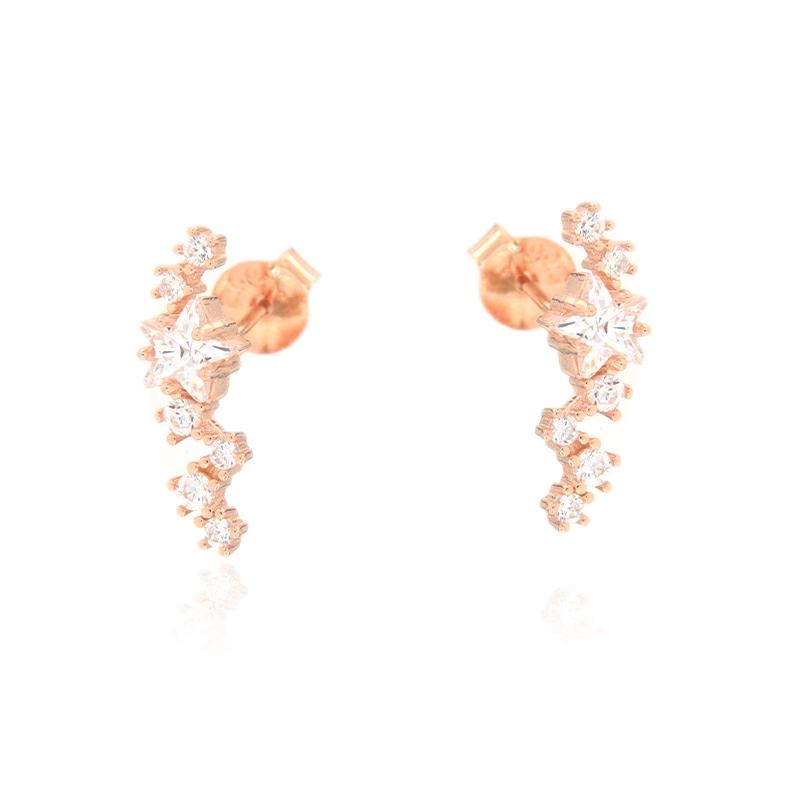 ORECCHINO ARGENTO ZIRCONE 3PZ