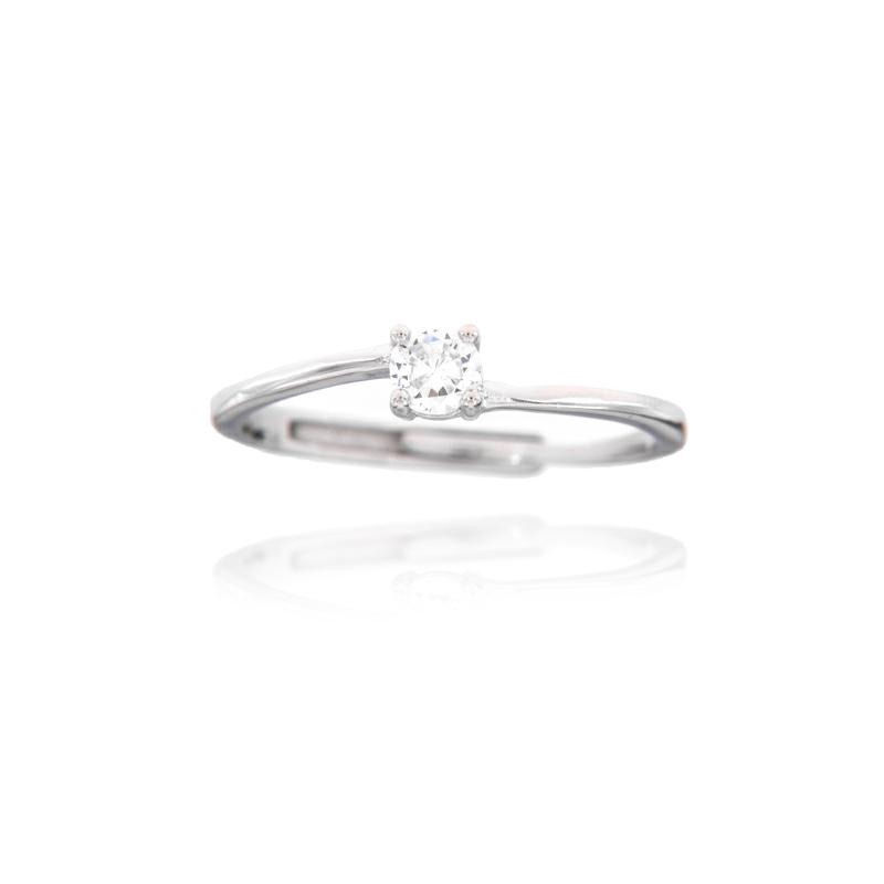 ANELLO ARGENTO ZIRCONE (F) (R)