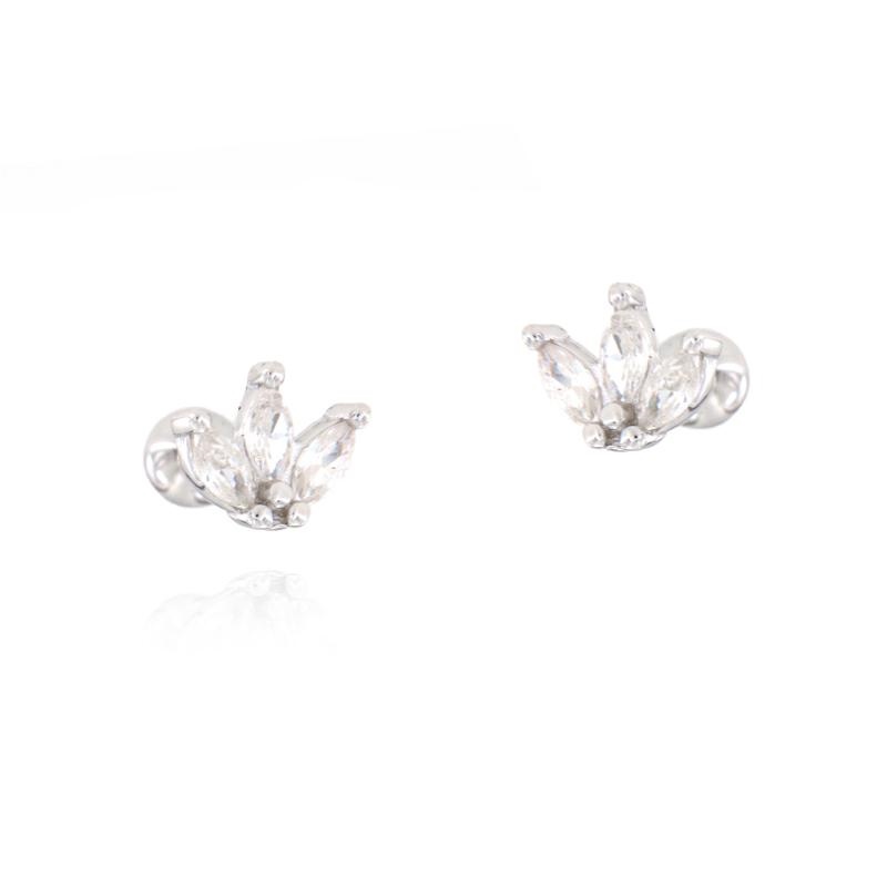 PIERCING ARGENTO ZIRCONE 3PZ