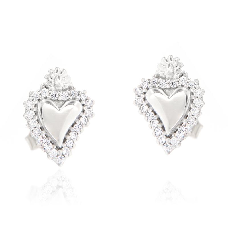 ORECCHINO ARGENTO ZIRCONE 3PZ