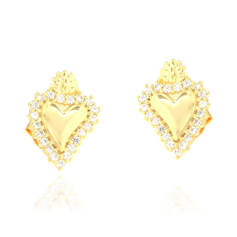 ORECCHINO ARGENTO ZIRCONE 3PZ