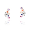 ORECCHINO ARGENTO ZIRCONE 3PZ