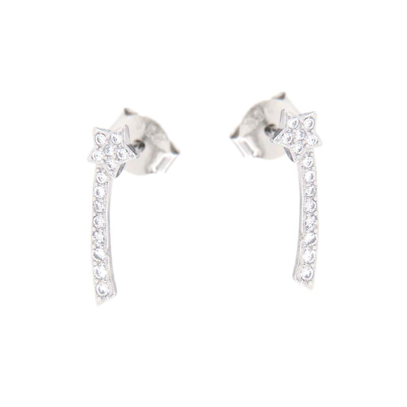 ORECCHINO ARGENTO ZIRCONE 3PZ