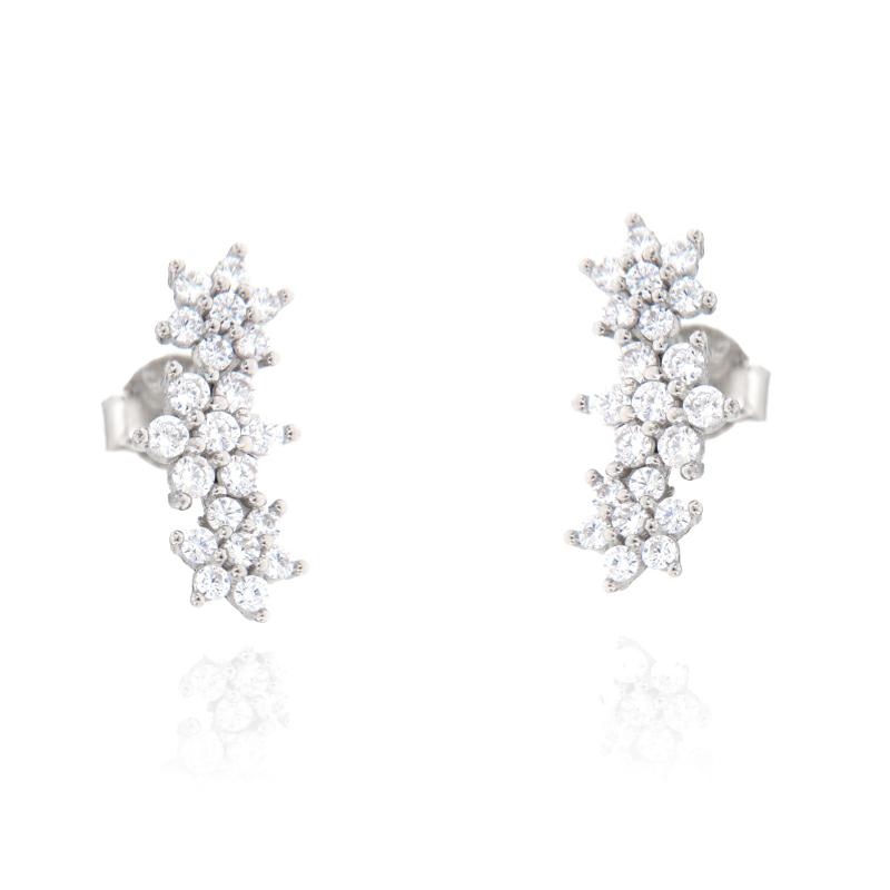 ORECCHINO ARGENTO ZIRCONE 3PZ