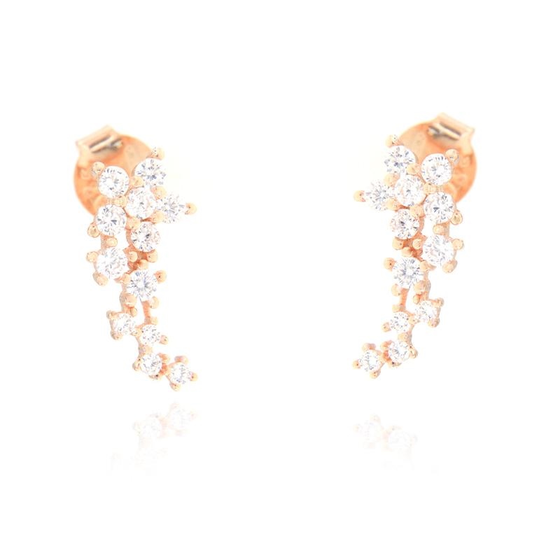 ORECCHINO ARGENTO ZIRCONE 3PZ