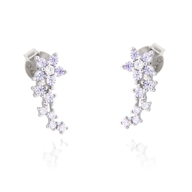 ORECCHINO ARGENTO ZIRCONE 3PZ