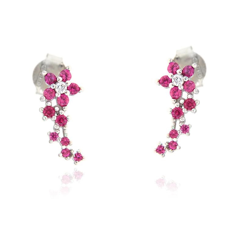 ORECCHINO ARGENTO ZIRCONE 3PZ