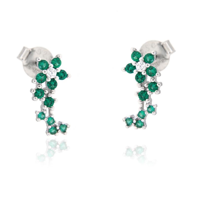 ORECCHINO ARGENTO ZIRCONE 3PZ