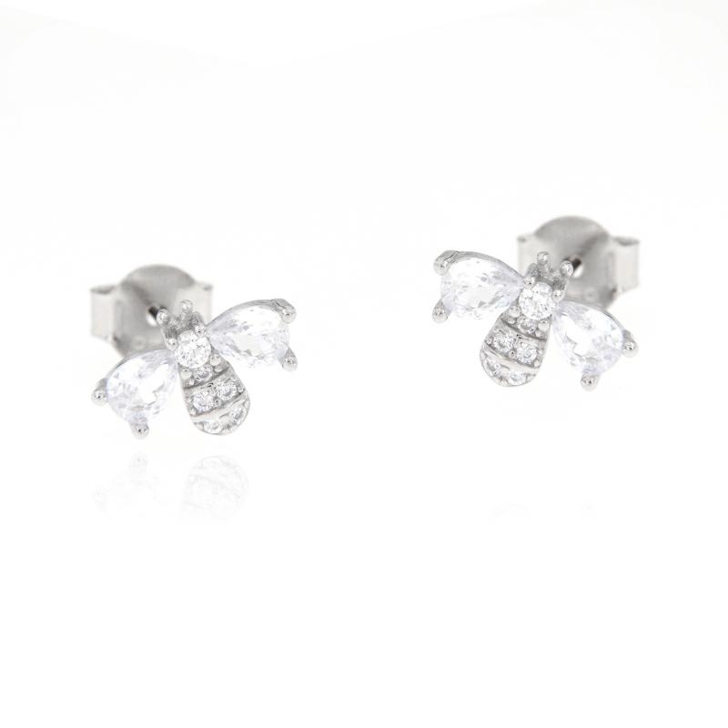 ORECCHINO ARGENTO ZIRCONE 3PZ