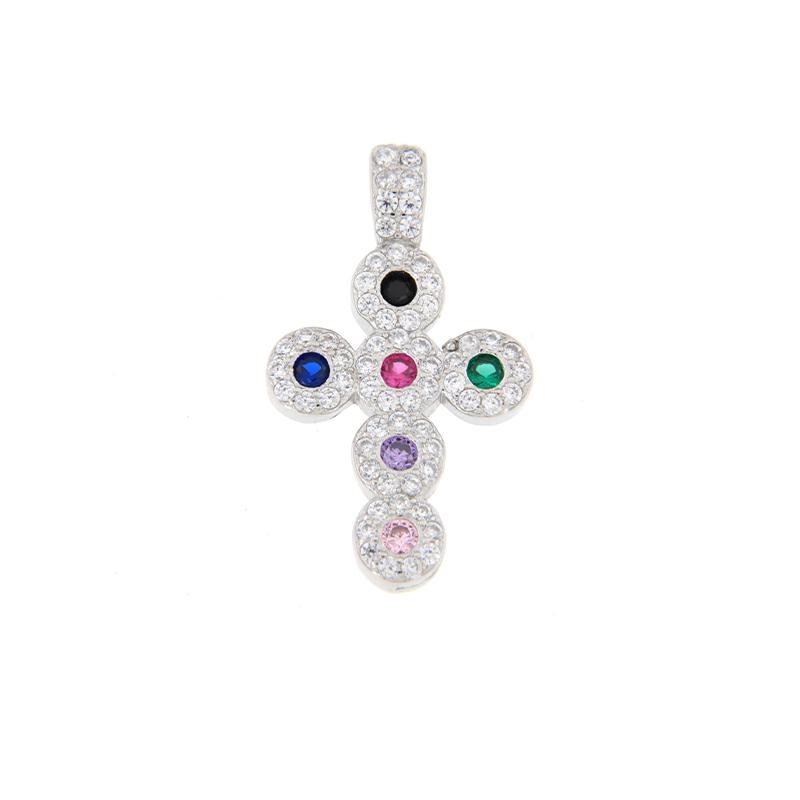CIONDOLO ARGENTO ZIRCONE