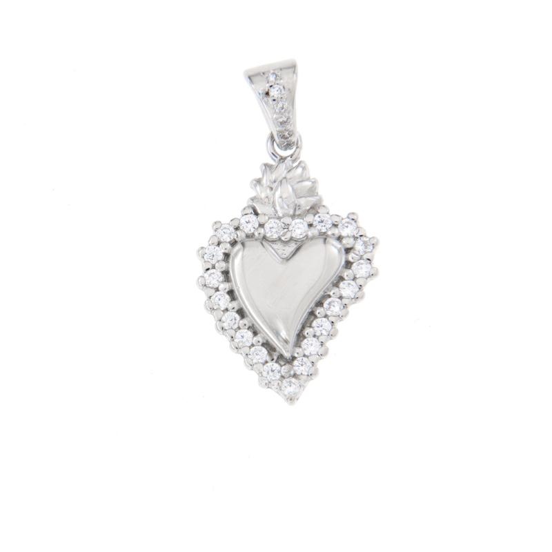 CIONDOLO ARGENTO ZIRCONE
