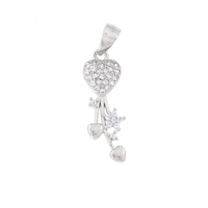CIONDOLO ARGENTO ZIRCONE
