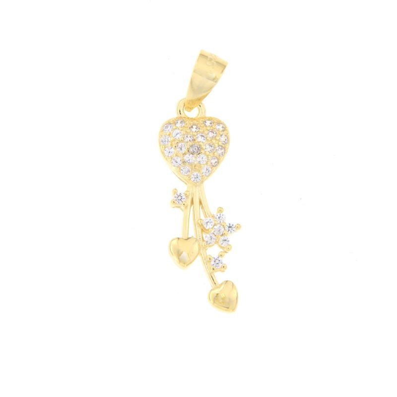 CIONDOLO ARGENTO ZIRCONE