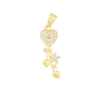 CIONDOLO ARGENTO ZIRCONE