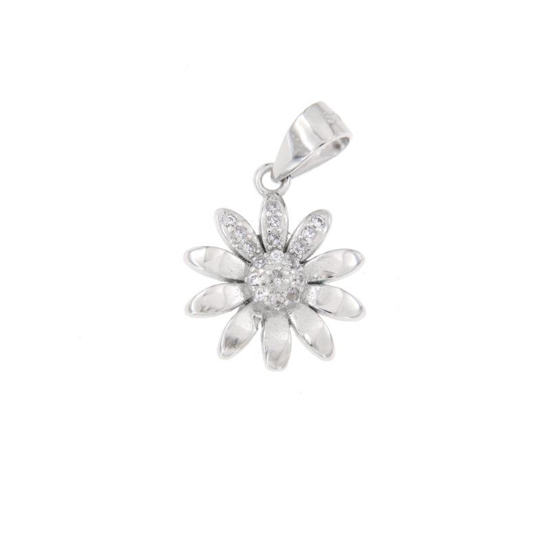 CIONDOLO ARGENTO ZIRCONE