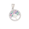 CIONDOLO ARGENTO ZIRCONE