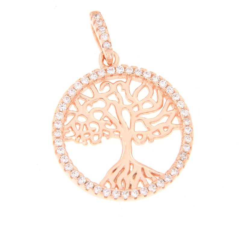 CIONDOLO ARGENTO ZIRCONE