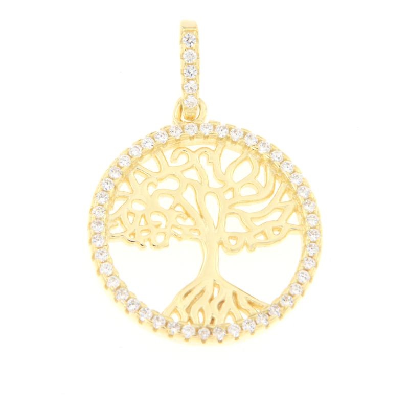 CIONDOLO ARGENTO ZIRCONE