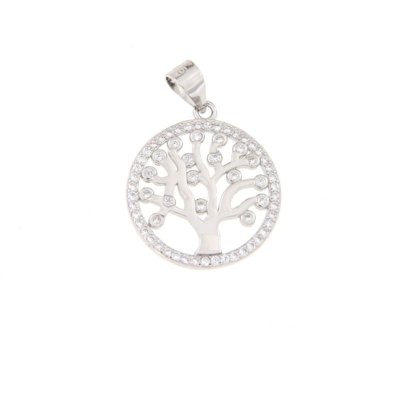 CIONDOLO ARGENTO ZIRCONE