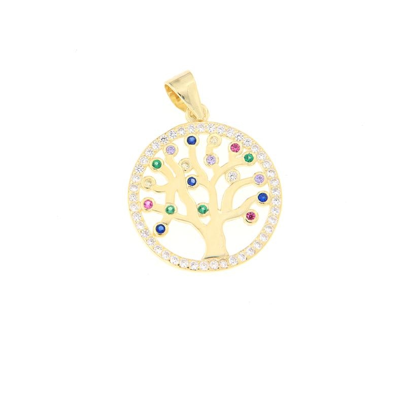 CIONDOLO ARGENTO ZIRCONE