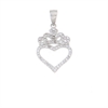 CIONDOLO ARGENTO ZIRCONE