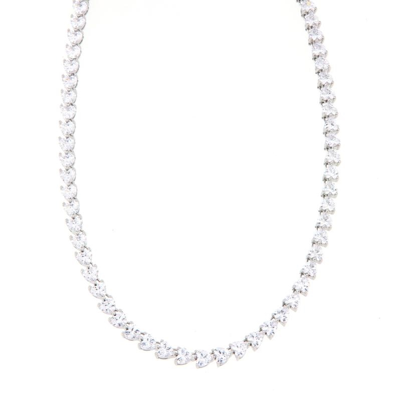 COLLIER ARGENTO ZIRCONE TENNIS