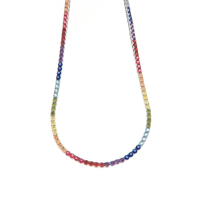 COLLIER ARGENTO ZIRCONE TENNIS