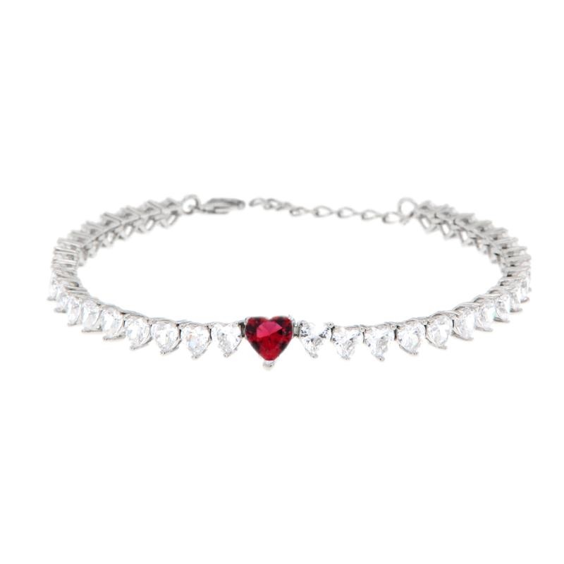 BRACCIALE ARGENTO ZIRCONE TENNIS