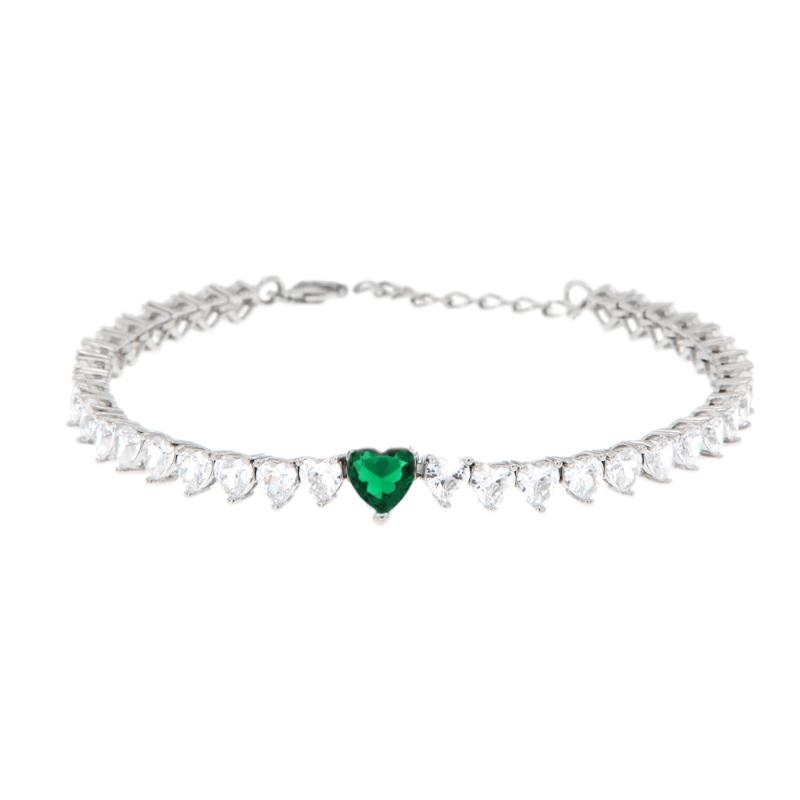 BRACCIALE ARGENTO ZIRCONE TENNIS