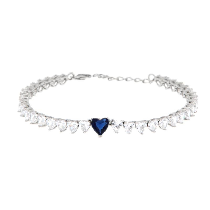 BRACCIALE ARGENTO TENNIS