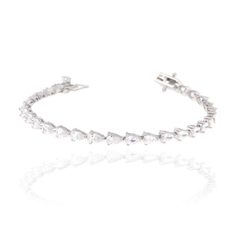 BRACCIALE ARGENTO ZIRCONE TENNIS