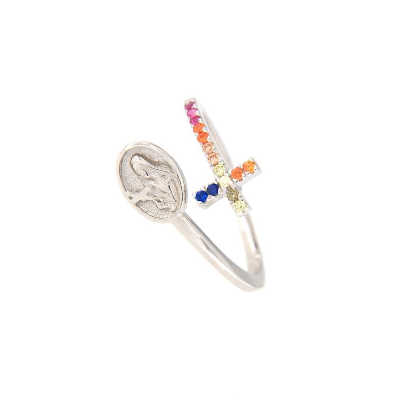 ANELLO ARGENTO ZIRCONE (F) (R)