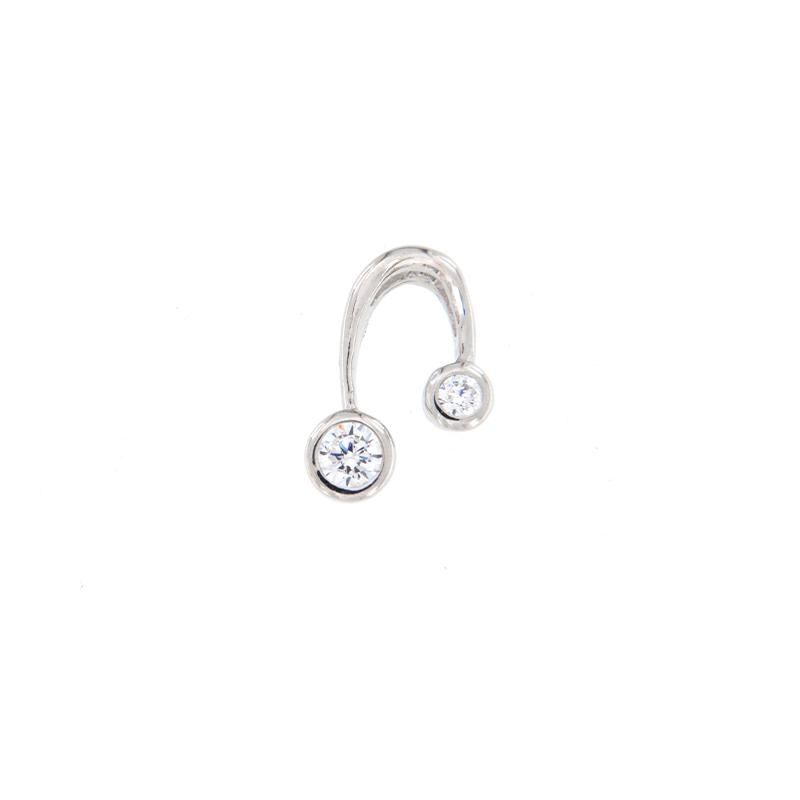 CIONDOLO ARGENTO ZIRCONE