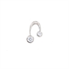 CIONDOLO ARGENTO ZIRCONE