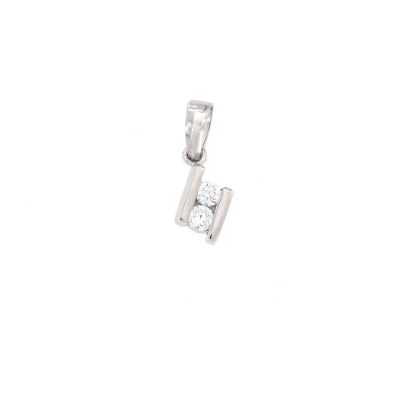 CIONDOLO ARGENTO ZIRCONE