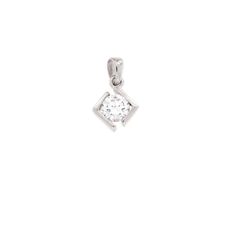 CIONDOLO ARGENTO ZIRCONE