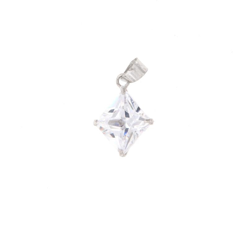 CIONDOLO ARGENTO ZIRCONE