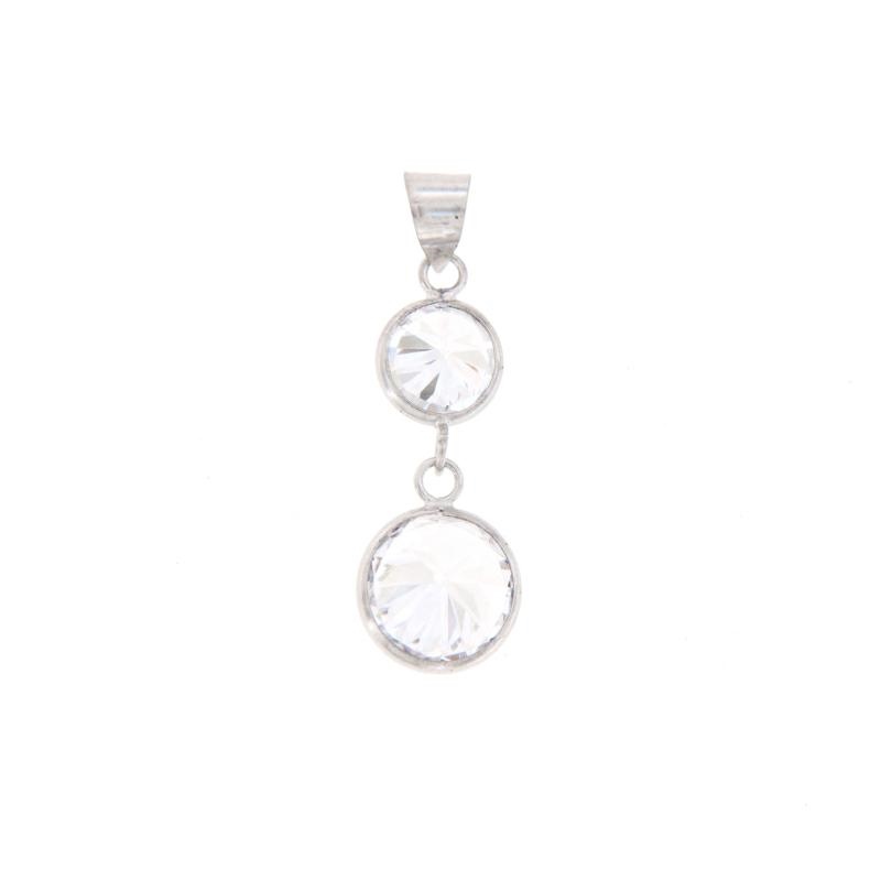 CIONDOLO ARGENTO ZIRCONE