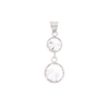 CIONDOLO ARGENTO ZIRCONE
