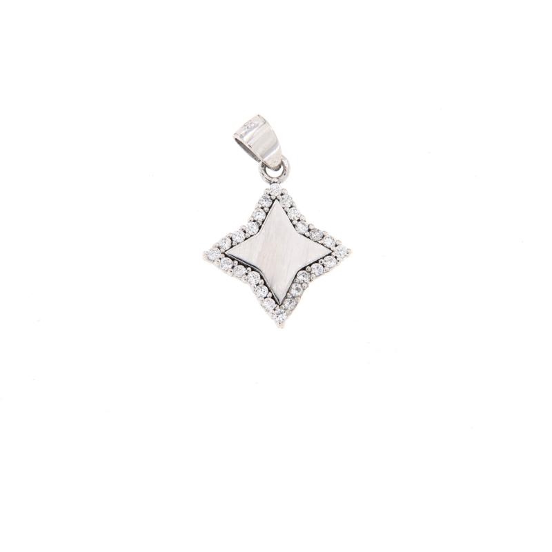CIONDOLO ARGENTO ZIRCONE