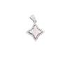 CIONDOLO ARGENTO ZIRCONE