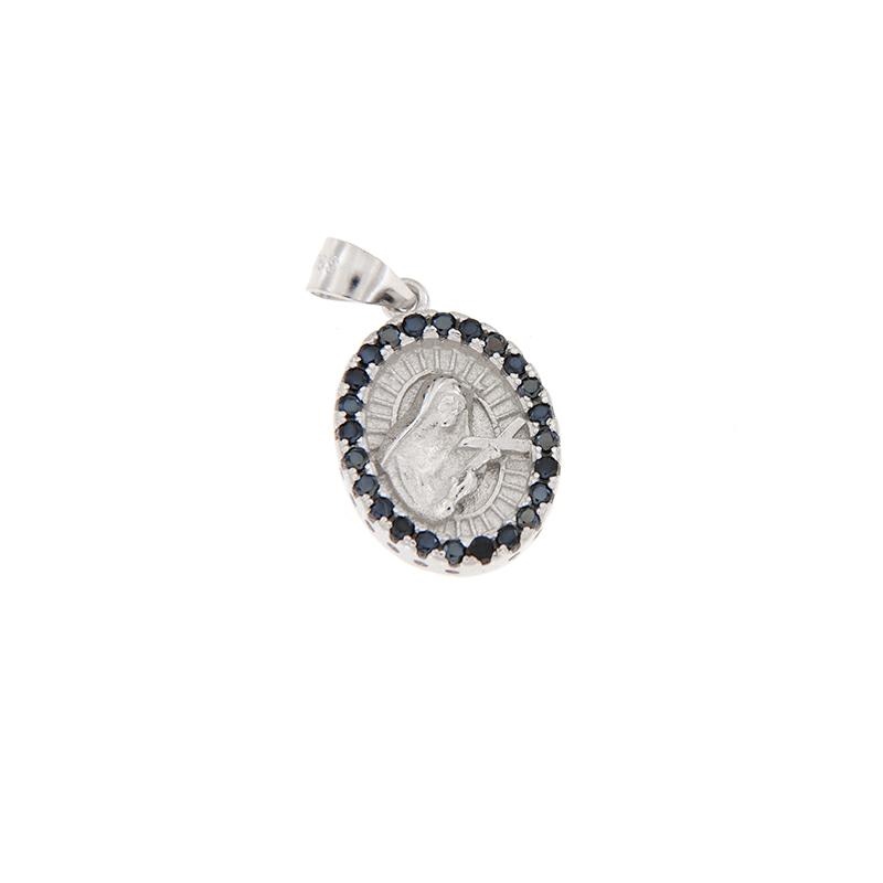 CIONDOLO ARGENTO ZIRCONE