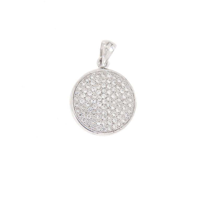 CIONDOLO ARGENTO ZIRCONE